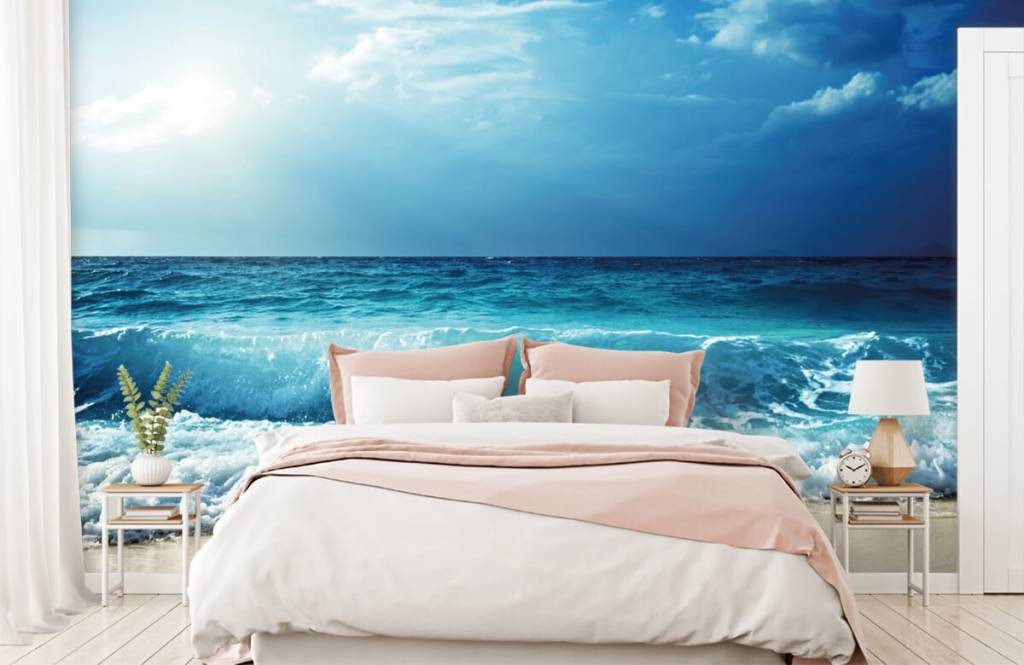 Seas and Oceans - Grote golven - Slaapkamer 1