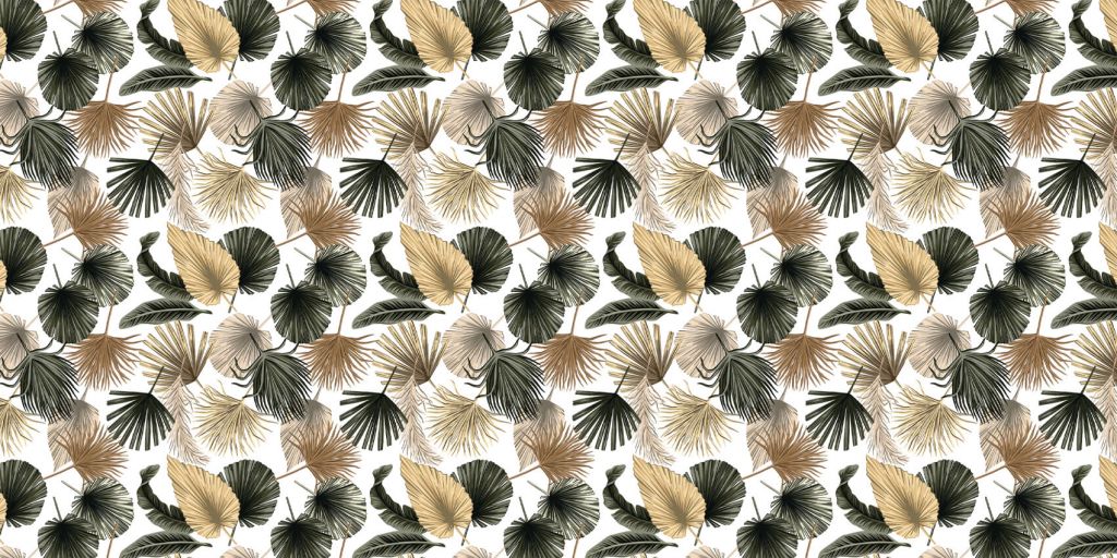 Gedroogde palmbladeren