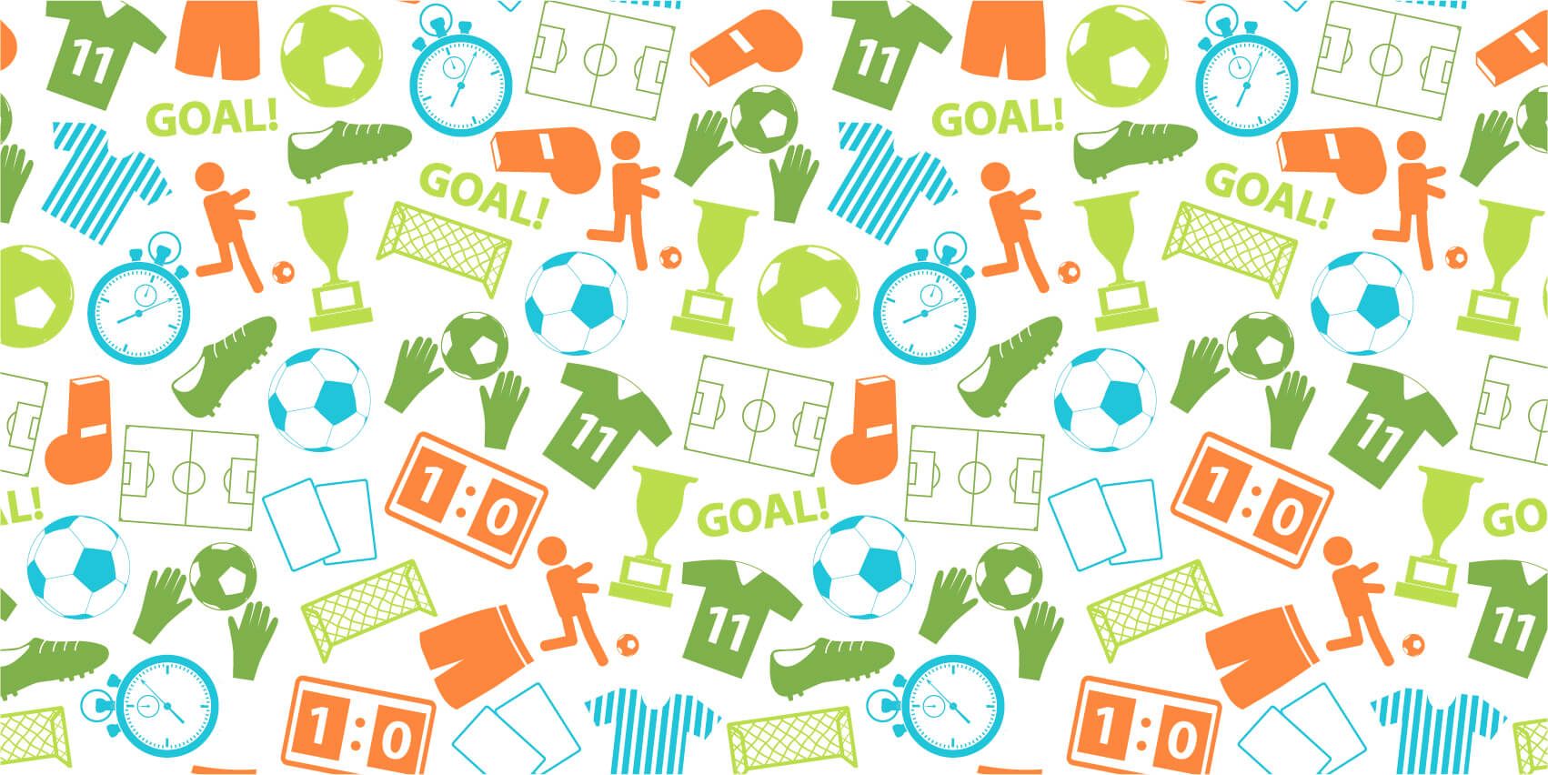 Patterns - Sport illustraties - Kinderkamer Patterns - Sport illustraties - Kinderkamer
