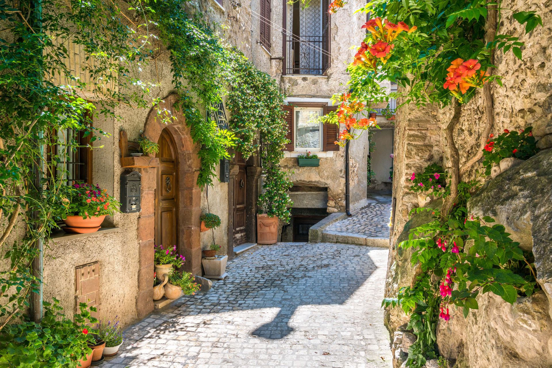 Plattelandsdorp in Italië