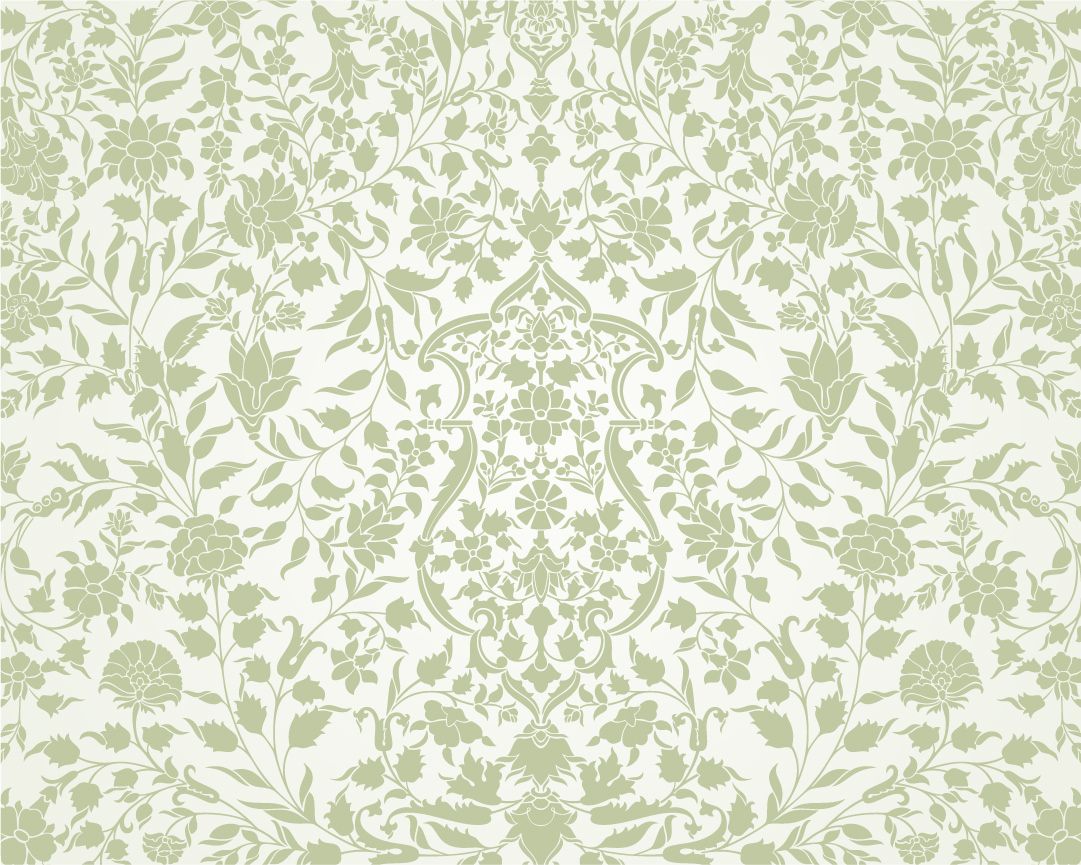 Beige bloemen illustratie