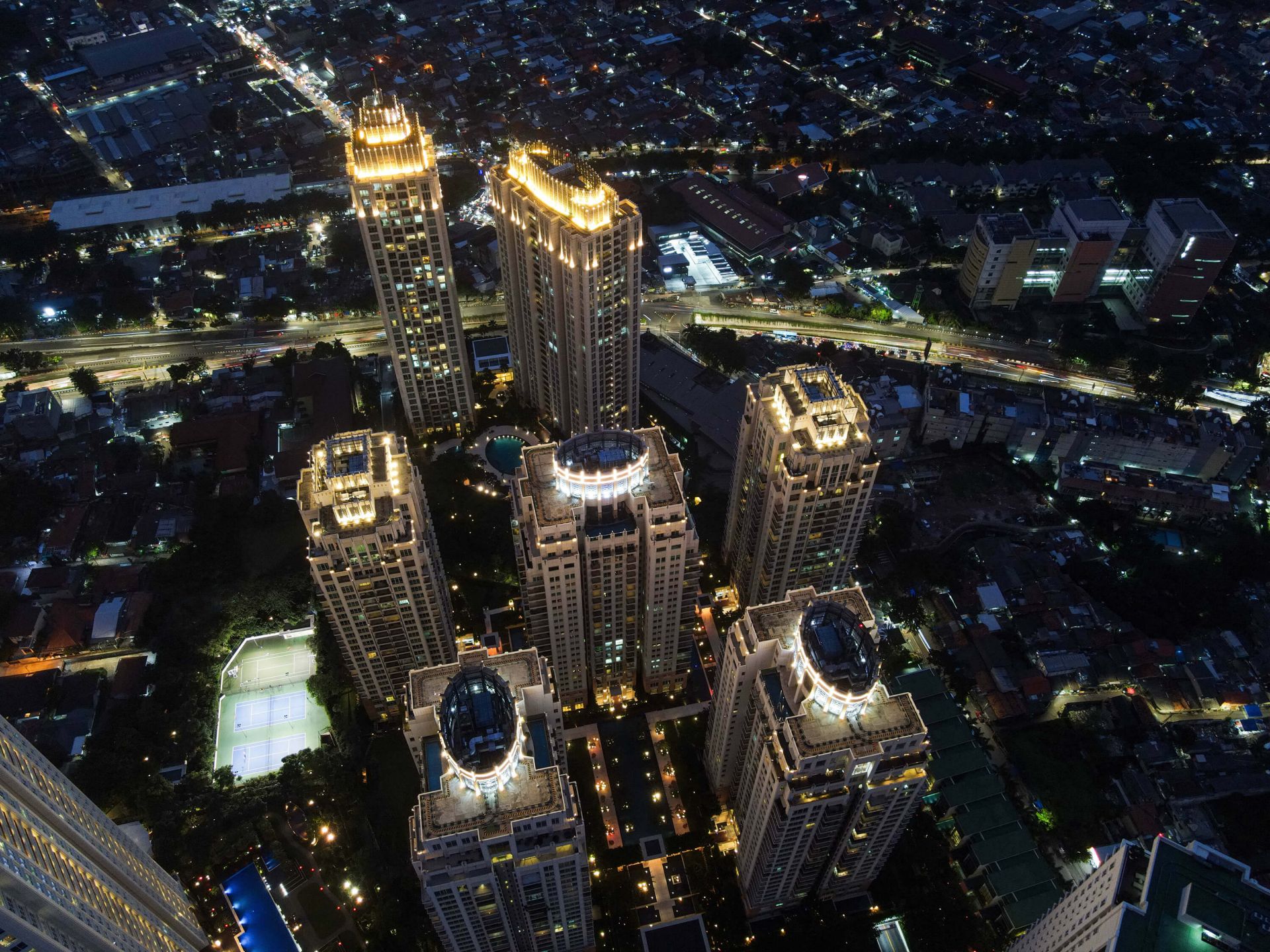 Jakarta skyscrapers