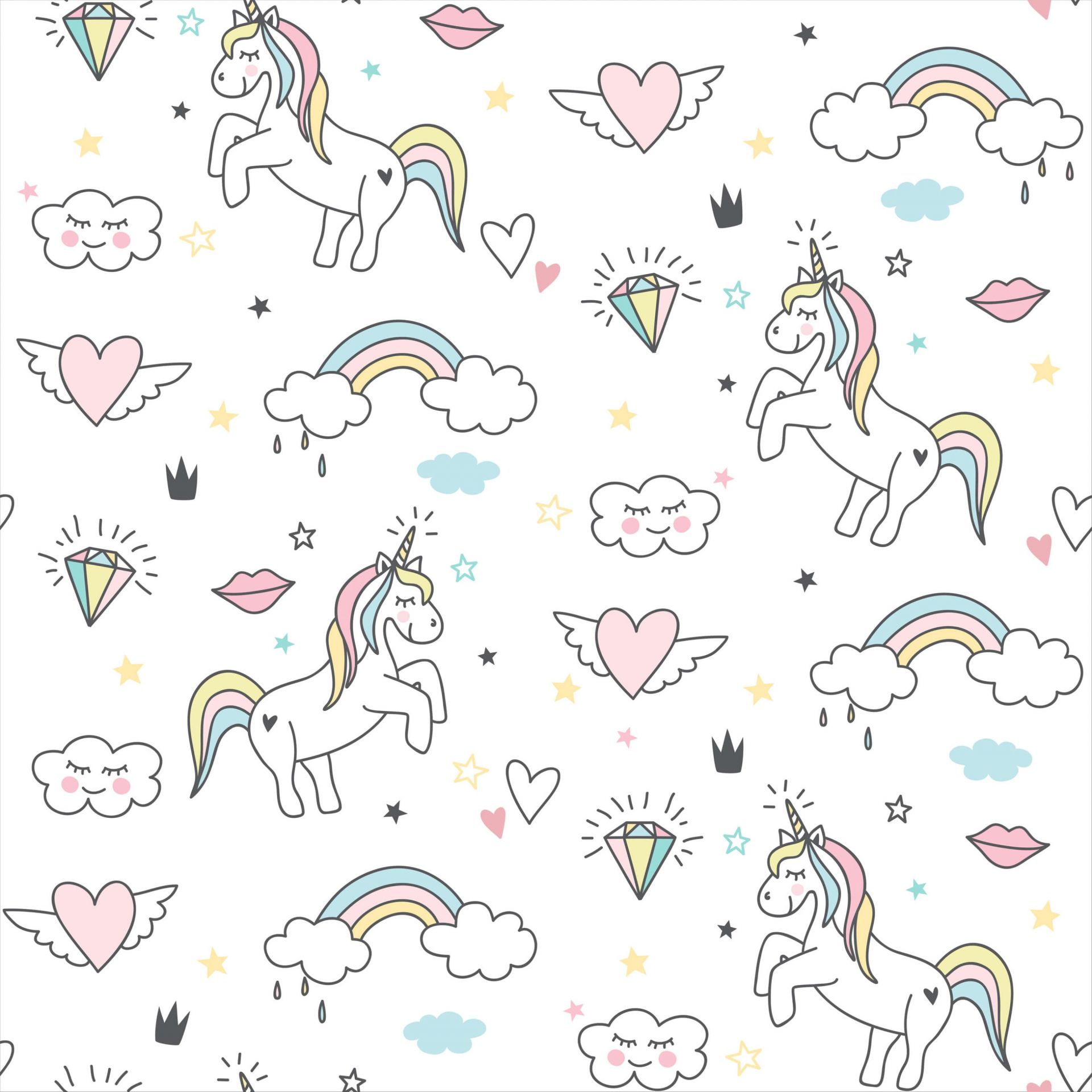 Unicorns met hartjes